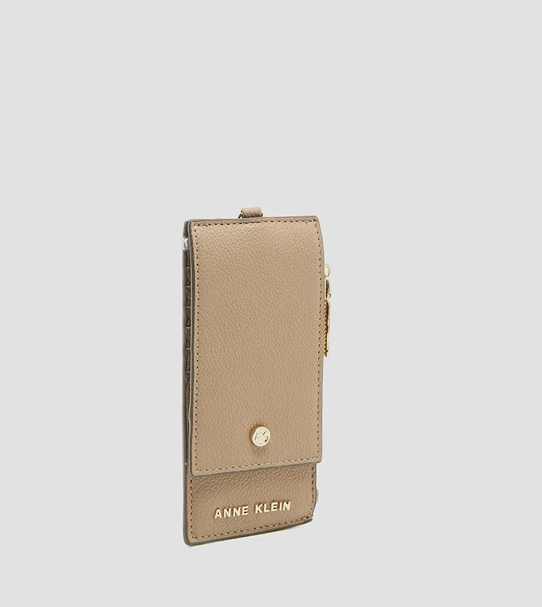 آن كلاين Anne Klein Logo Detail Zippered Wallet